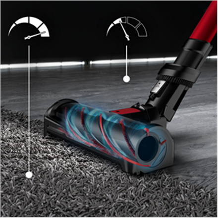 Dulkių siurblys TEFAL | Vacuum Cleaner | TY98A9 X-force Flex Animal Care | Cordless operating | 150 W | 25.2 V | Operating time (max) 45 min | Raudona/Juodas | Garantija 24 mėn.
