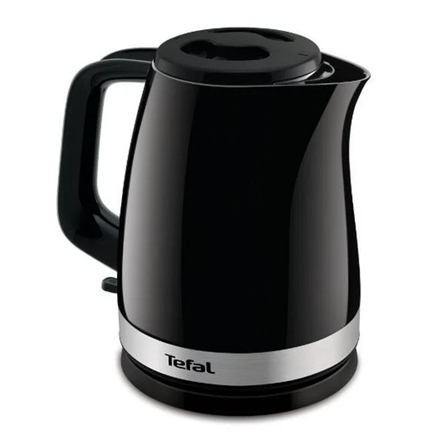TEFAL | Virdulys | KO150F30 Delfini Vision | Electric | 2400 W | 1.5 L | Plastic | 360° rotational base | Juodas/Nerūdijantis plienas