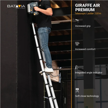Teleskopinės kopėčios Batavia, 3,81 m
