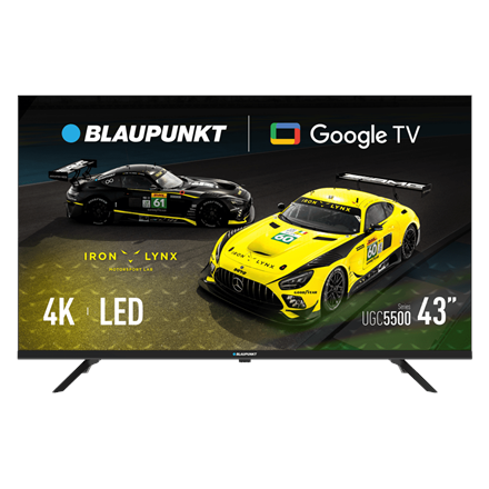 Televizorius Blaupunkt LED TV | 43UGC5500S | 43 | Smart TV | Google TV | UHD