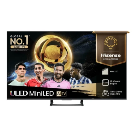 Televizorius Hisense Mini LED TV | 65U7Q | 65 | Smart TV | VIDAA Smart OS | UHD | Juodas