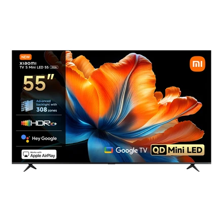 Televizorius Xiaomi | S Mini LED 2026 | 55 | Smart TV | Google TV | 4K UHD | Dark Pilkas