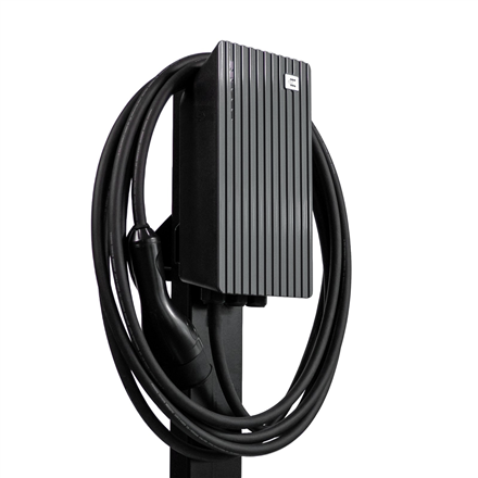 Teltonika Energy | TeltoCharge | EVC1110P1000 | 11 kW | Output | 16 A | Wi-Fi, Bluetooth, Ethernet, 4G/LTE (CAT1), 3G, 2G (Optional) | Powerful EV charger that is loaded with smart features accessible via mobile App. TeltoCharge features robust external shell and reliable build quality, which can withstand even the harshest weather. It is IP55 and IK10 rated, meaning that it can be safely installed both indoors and outdoors | 5 m | Slate pilkas
