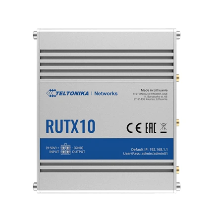 Šakotuvas Maršrutizatorius belaidis Teltonika RUTX10000000 (2,4 GHz, 5 GHz)