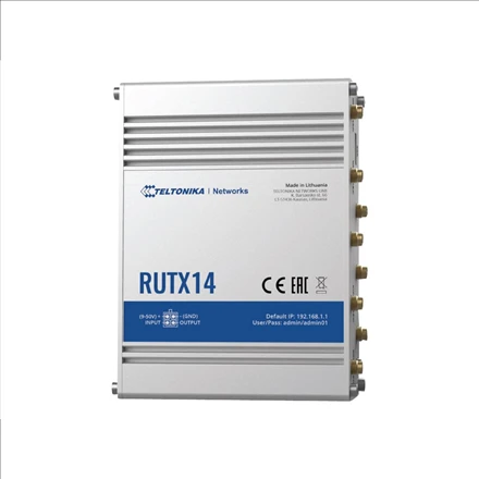 Šakotuvas TELTONIKA IOT ROUTER RUTX14 2XLTE(CAT12)+ETH+WIFI