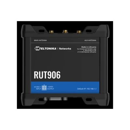 Teltonika | LTE CAT 4 Maršrutizatorius | RUT906 | 802.11n | 10/100 Mbit/s | Ethernet LAN (RJ-45) jungtys 4 | Mesh Support No | MU-MiMO No | 4G