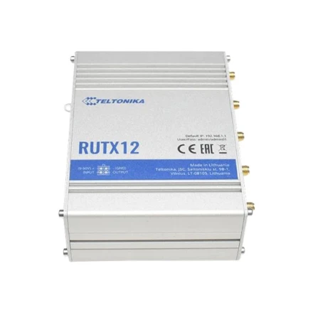 TELTONIKA daiktų interneto maršrutizatorius RUTX12 2X LTE+ETH+WIFI