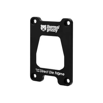 Thermal Grizzly Ryzen 7000 Direct Die Frame | Thermal Grizzly | Ryzen 7000 Direct Die Frame | Juodas | N/A
