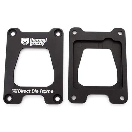 Thermal Grizzly Ryzen 7000 Direct Die Frame | Thermal Grizzly | Ryzen 7000 Direct Die Frame | Juodas | N/A