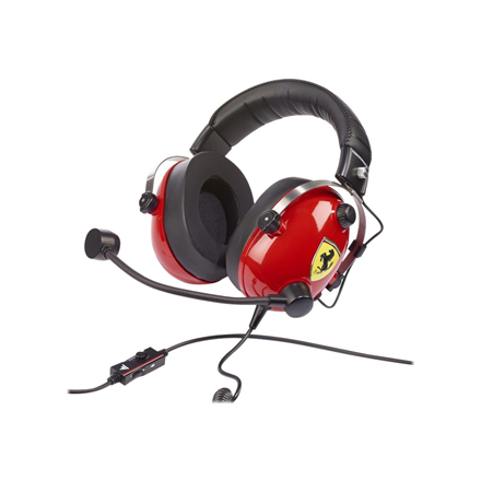 Thrustmaster | Ausinės Žaidimams | DTS T Racing Scuderia Ferrari Edition | su laidu | Over-Ear | Raudona/Juodas