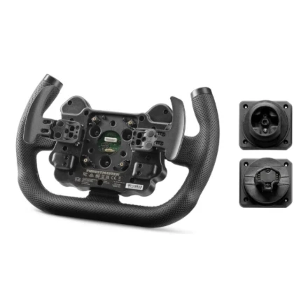 TRM Thrustmaster EVO Racing 31U Leather Juoda, Geltona Vairas Analoginis / skaitmeninis PC, PlayStation 4, PlayStation 5, XBOX One, XBOX One S, XBOX One X, XBOX Series S, XBOX Series X