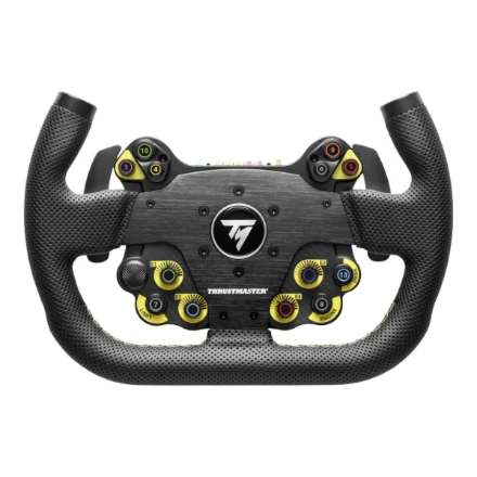 TRM Thrustmaster EVO Racing 31U Leather Juoda, Geltona Vairas Analoginis / skaitmeninis PC, PlayStation 4, PlayStation 5, XBOX One, XBOX One S, XBOX One X, XBOX Series S, XBOX Series X