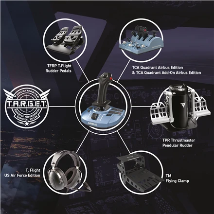 „Thrustmaster“ | Vairasvirtė „TCA Sidestick Airbus Edition“ | Vairasvirtė