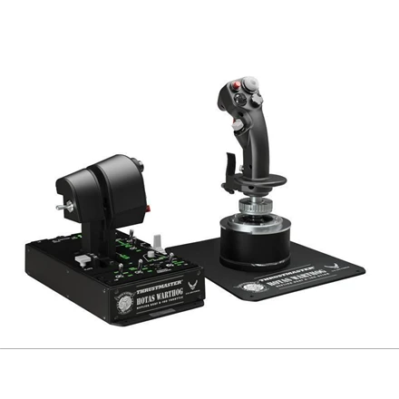 Thrustmaster HOTAS WARTHOG Vairalazdė ir akceleratoriaus valdiklis, Juodas