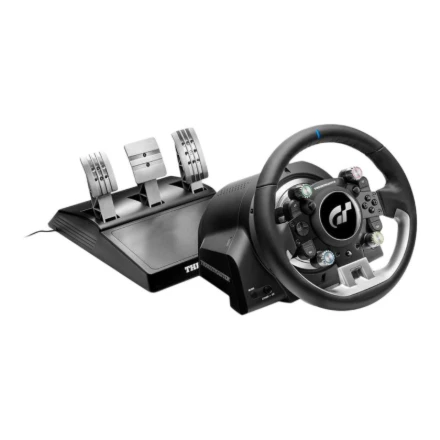 Žaidimų vairas Thrustmaster T−GT II + Baza, Juodos spalvos