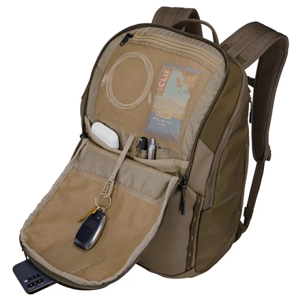 Thule | Chasm | 26 L | Tinka iki 17 " | Backpack | Atsparus vandeniui | Deep Khaki