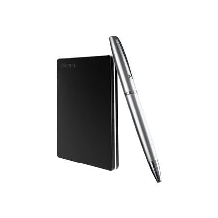 Kietasis diskas TOSHIBA Canvio Slim 1TB USB 3.2 Juodas