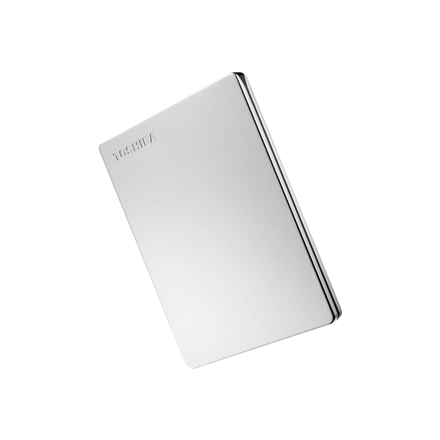Kietasis diskas TOSHIBA Canvio Slim 1TB USB 3.2 Sidabrinis