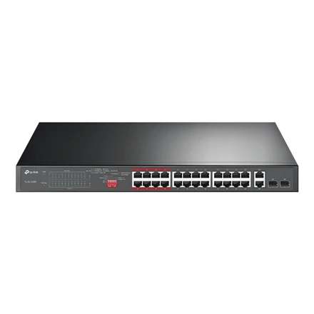 Šakotuvas TP-LINK | 24-Port Gigabit Switch | TL-SL1226P | Unmanaged | Rackmountable