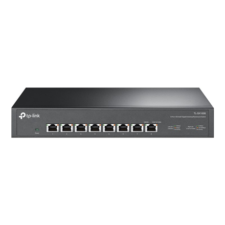 Šakotuvas TP-LINK | 8-Port 10G Switch | TL-SX1008 | Unmanaged | Desktop/Rackmountable | Power supply type External