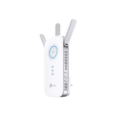 TP-LINK | AC1900 „Wi-Fi“ diapazono plėtiklis | RE550 | 802.11ac | 2GHz/5GHz | 600+1300 Mbit/s | 10/100/1000 Mbit/s | Ethernet LAN (RJ-45) jungtys: 1 | MU-MiMO: Ne | ne PoE | Antenos tipas: 3 išorinės