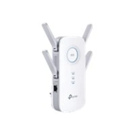 TP-LINK | AC1900 „Wi-Fi“ diapazono plėtiklis | RE550 | 802.11ac | 2GHz/5GHz | 600+1300 Mbit/s | 10/100/1000 Mbit/s | Ethernet LAN (RJ-45) jungtys: 1 | MU-MiMO: Ne | ne PoE | Antenos tipas: 3 išorinės