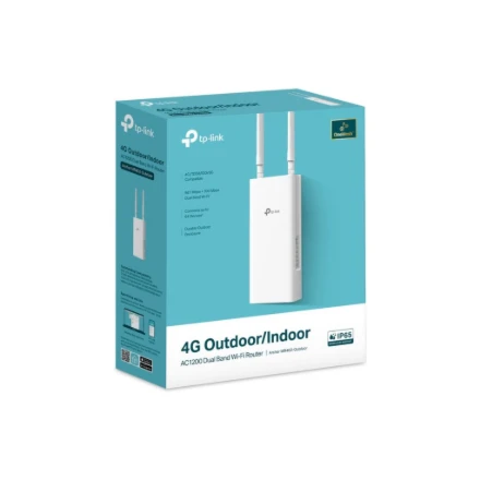 TP-LINK 4G AC1200 dviejų dažnių „Wi-Fi“ lauko maršrutizatorius | Archer MR402-Outdoor | 802.11n | 10/100 Mbit/s | Ethernet LAN (RJ-45) jungtys 1 | MU-MiMO Ne | PoE įvestis
