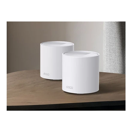 Maršrutizatorius TP-LINK | AX1500 viso namo tinklelio „Wi-Fi 6“ sistema | „Deco X10“ (2 vnt. pakuotė) | 802.11ax | 10/100/1000 Mbit/s | Ethernet LAN (RJ-45) jungtys 1 | Tinklo palaikymas: Taip | MU-MiMO: Taip | Ne, mobilusis plačiajuostis ryšys: | Antenos tipas: Vidinė