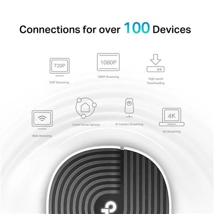 Maršrutizatorius Orno TP-LINK | AC1900 viso namo tinklinio „Wi-Fi“ sistema | „Deco S7“ (1 vnt.) | 802.11ac | 10/100/1000 Mbit/s | Ethernet LAN (RJ-45) jungtys: 1 | Tinklo palaikymas: Taip | MU-MiMO: Taip | Ne, mobilusis plačiajuostis ryšys: