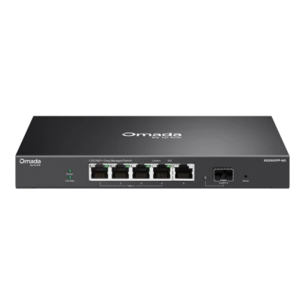Šakotuvas TP-LINK ES206XPP-M2 Omada 5-Port 2.5G BASE-T and 1-Port 10GE SFP+ Easy Managed Switch with 4-Port PoE++ | TP-LINK