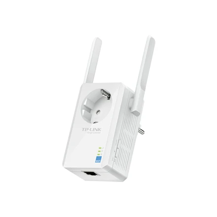 TP-LINK | Extender with AC Passthrough | TL-WA860RE | 10/100 Mbit/s | Ethernet LAN (RJ-45) jungtys 1 | 802.11n | 2.4GHz | Wi-Fi data rate (max) 300 Mbit/s | Extra socket