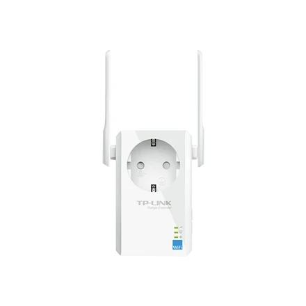 TP-LINK | Extender with AC Passthrough | TL-WA860RE | 10/100 Mbit/s | Ethernet LAN (RJ-45) jungtys 1 | 802.11n | 2.4GHz | Wi-Fi data rate (max) 300 Mbit/s | Extra socket