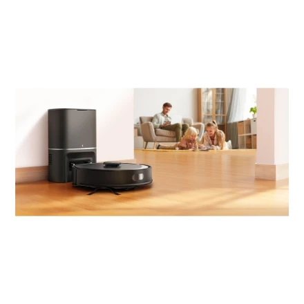 TP-LINK „Hyper Suction Robot“ dulkių siurblys ir šluostė | Tapo RV30 Max Plus | Wet&Dry | 2600 mAh | Dulkių talpa 3 L | 5300 Pa | Juodas