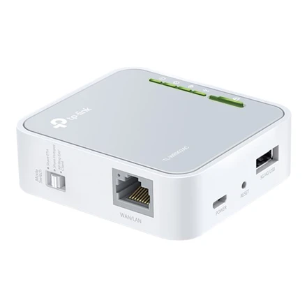 TP-LINK | Maršrutizatorius | TL-WR902AC | 802.11ac | 300+433 Mbit/s | 10/100 Mbit/s | Mesh Support No | MU-MiMO No | No mobile broadband | Antenna type 3xInternal | 1x USB 2.0