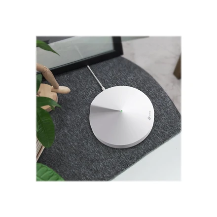 TP-LINK Mesh WiFi sistema Deco M9 Plus (3 pakuotės) 802.11ac 867 Mbit/s 10/100/1000 Mbit/s Ethernet LAN (RJ-45) jungtys 2 Mesh Support Taip MU-MiMO Taip Nėra mobiliojo plačiajuosčio ryšio Antenos tipas 8 x Vidinės antenos 1