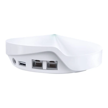 TP-LINK Mesh WiFi sistema Deco M9 Plus (3 pakuotės) 802.11ac 867 Mbit/s 10/100/1000 Mbit/s Ethernet LAN (RJ-45) jungtys 2 Mesh Support Taip MU-MiMO Taip Nėra mobiliojo plačiajuosčio ryšio Antenos tipas 8 x Vidinės antenos 1