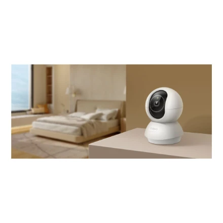 TP-LINK | Pakreipiama/sukama dirbtinio intelekto namų apsaugos „Wi-Fi“ kamera | Tapo C230 | Ant stalo/lubų tvirtinama | 5 MP | 4 mm/F2.0 | H.264 | „Micro SD“, maks. 512 GB