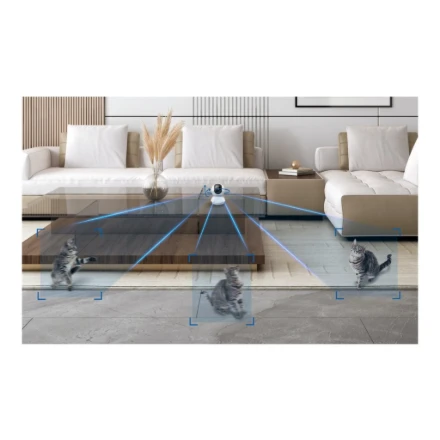 TP-LINK | Pakreipiama/sukama dirbtinio intelekto namų apsaugos „Wi-Fi“ kamera | Tapo C230 | Ant stalo/lubų tvirtinama | 5 MP | 4 mm/F2.0 | H.264 | „Micro SD“, maks. 512 GB