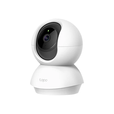 TP-LINK Pan/Tilt namų apsaugos WiFi kamera su dienos/nakties vaizdu, 1080p FHD, Micro SD kortelių talpa iki 128 GB, H.264 vaizdo įrašas, 360/114 žiūrėjimo kampas.