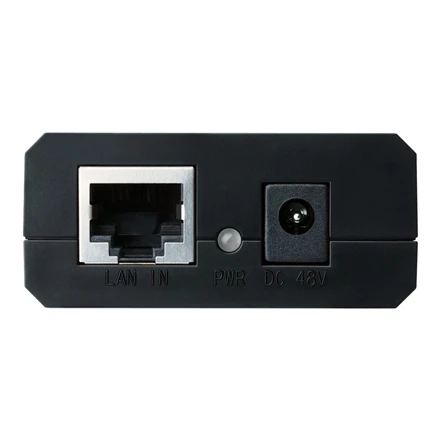 TP-Link TL-PoE150S injektoriaus maitinimo ir LAN jungtys