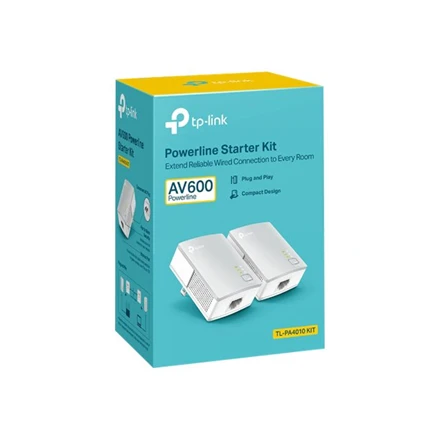 TP-LINK AV500 Nano Powerline Ethernet adapterio rinkinys, itin kompaktiškas dydis, 500 Mbps Powerline duomenų perdavimo sparta, 100 Mbps Fast Ethernet, HomePlug