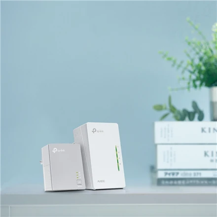 TP-LINK Powerline Wi-Fi rinkinys TL-WPA4221 KIT 10/100 Mbit/s, Ethernet LAN (RJ-45) jungtys 2, 802.11n, 2.4GHz, Wi-Fi duomenų perdavimo sparta (maks.) 600 Mbit/s