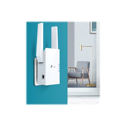 TP-LINK | Range Extender | RE605X | 802.11ax | Tinklelio atramos Nr. | 574+1201 Mbit/s | 10/100/1000 Mbit/s | Ethernet LAN (RJ-45) jungtys 1 | Nėra mobiliojo plačiajuosčio ryšio | MU-MiMO Nr. | Antenos tipas 2x išorinė