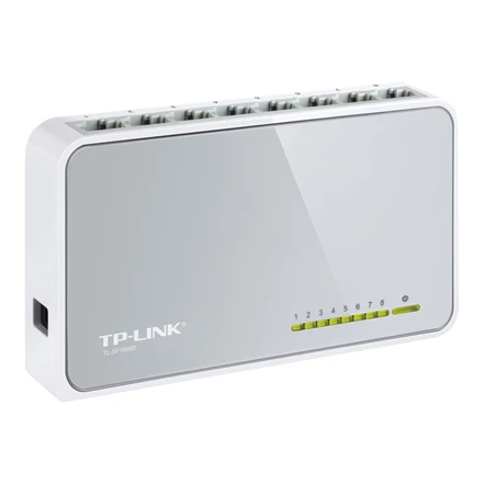 Šakotuvas TP-LINK | Switch | TL-SF1008D | Unmanaged | Desktop | 10/100 Mbps (RJ-45) jungtys quantity 8 | Power supply type External | 36 mėn.