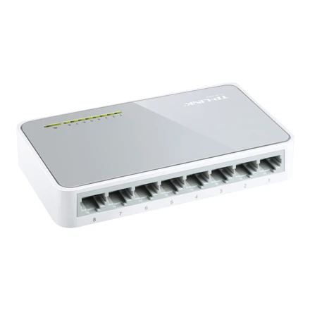 Šakotuvas TP-LINK | Switch | TL-SF1008D | Unmanaged | Desktop | 10/100 Mbps (RJ-45) jungtys quantity 8 | Power supply type External | 36 mėn.