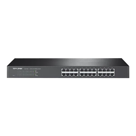 Šakotuvas TP-LINK | Switch | TL-SF1024 | Unmanaged | Rackmountable | 10/100 Mbps (RJ-45) jungtys quantity 24 | Power supply type External