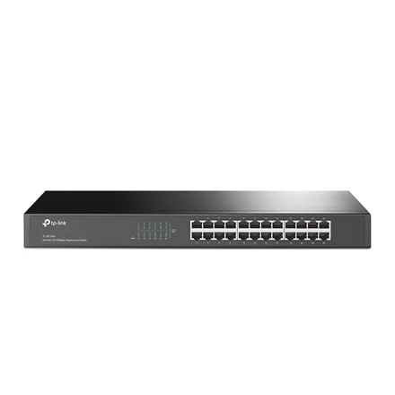 Šakotuvas TP-LINK | Switch | TL-SF1024 | Unmanaged | Rackmountable | 10/100 Mbps (RJ-45) jungtys quantity 24 | Power supply type External