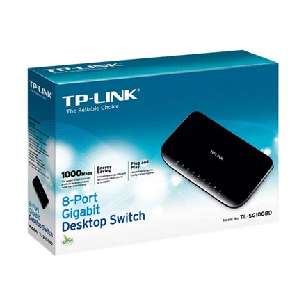 Šakotuvas TP-LINK 8 prievadų gigabito komutatorius