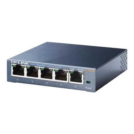 Šakotuvas Komutatorius TP-LINK, 5-port, metalinis korpusas, juodas / TL-SG105