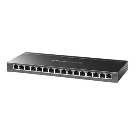 Šakotuvas TP-LINK | Switch | TL-SG116E | Web managed | Wall mountable | Gigabit Ethernet (copper) jungtys quantity 16 | Power supply type External